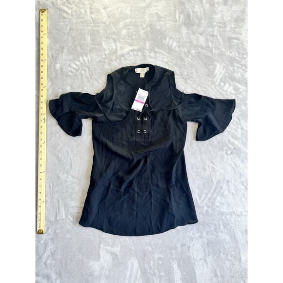 Micheal Korrs Black Dress Shirt XXS New With Tag - Picture 1 of 5